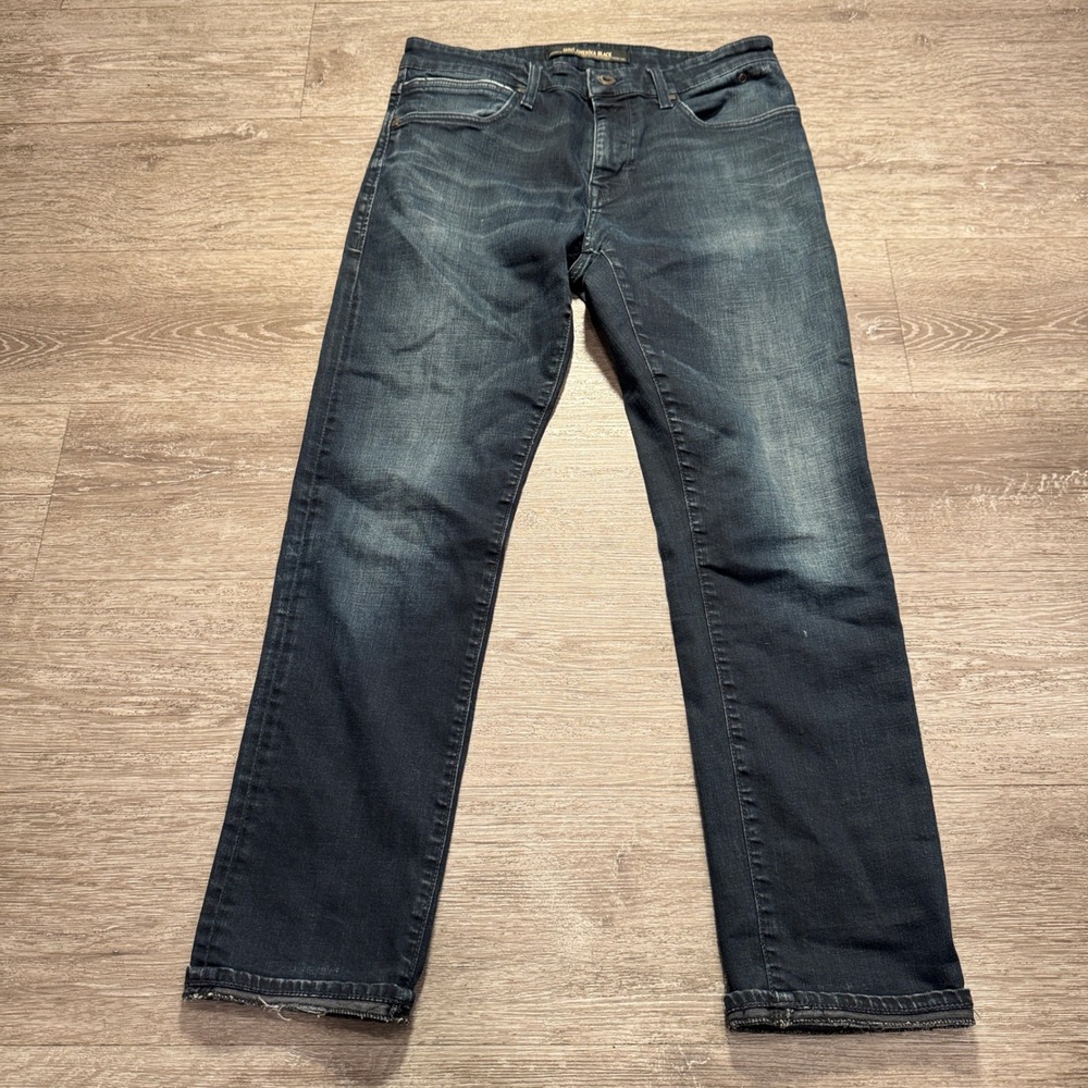 Mavi Jake Jeans Mens 32 Blue Denim Amerika Black Cotton Slim Skinny Modern 32x29